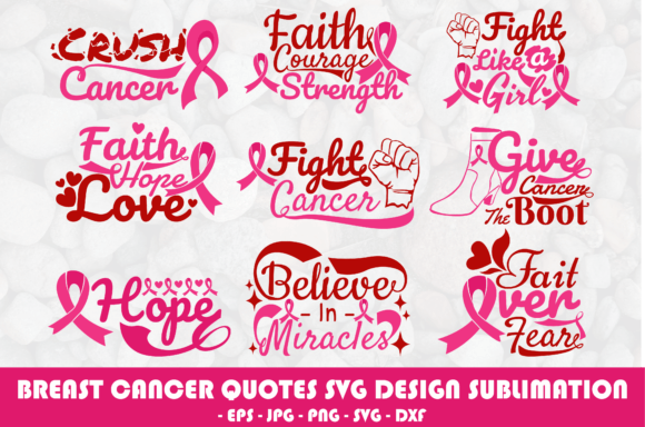 Breast Cancer Quote SVG Bundle: A Designer’s Review