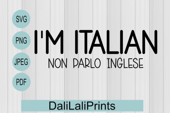 Review: I'm Italian Funny Quote SVG for Embroidery