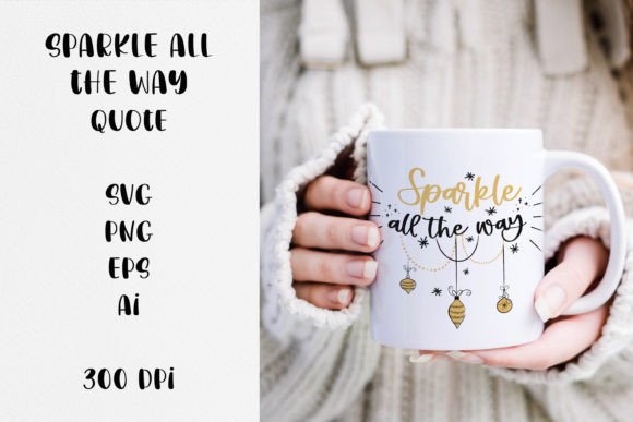 Review: Sparkle All the Way Christmas Quote SVG for Embroidery